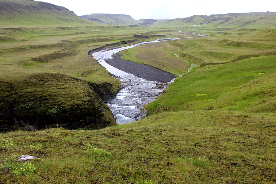 Izland utazás Fjadrargljufur kanyon