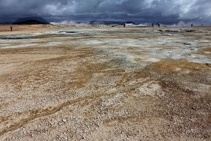 Namafjall Hverir geotermikus mező