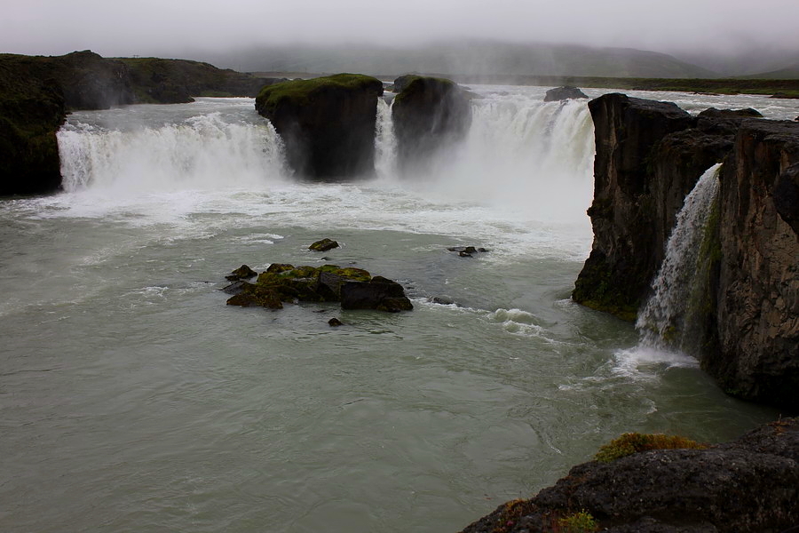 Izland Godafoss vízesés