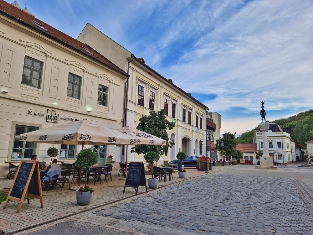 Tokaj történelmi központja